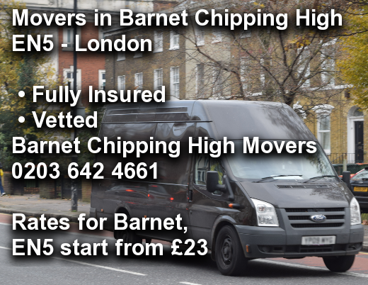 Movers in Barnet Chipping High EN5, Barnet